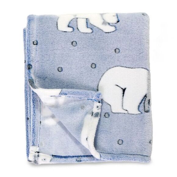 Mainstays Textured Velvet Plush Throw 50x60 - Picture 1 of 5